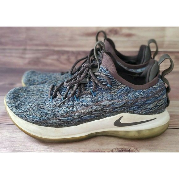 Nike Mens Sneakers Size 11 Lebron 15 Blue Gray - Picture 2 of 6